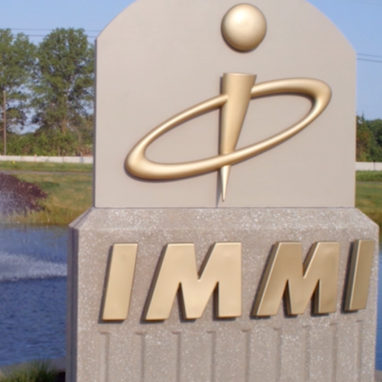 The sign outside the IMMI building