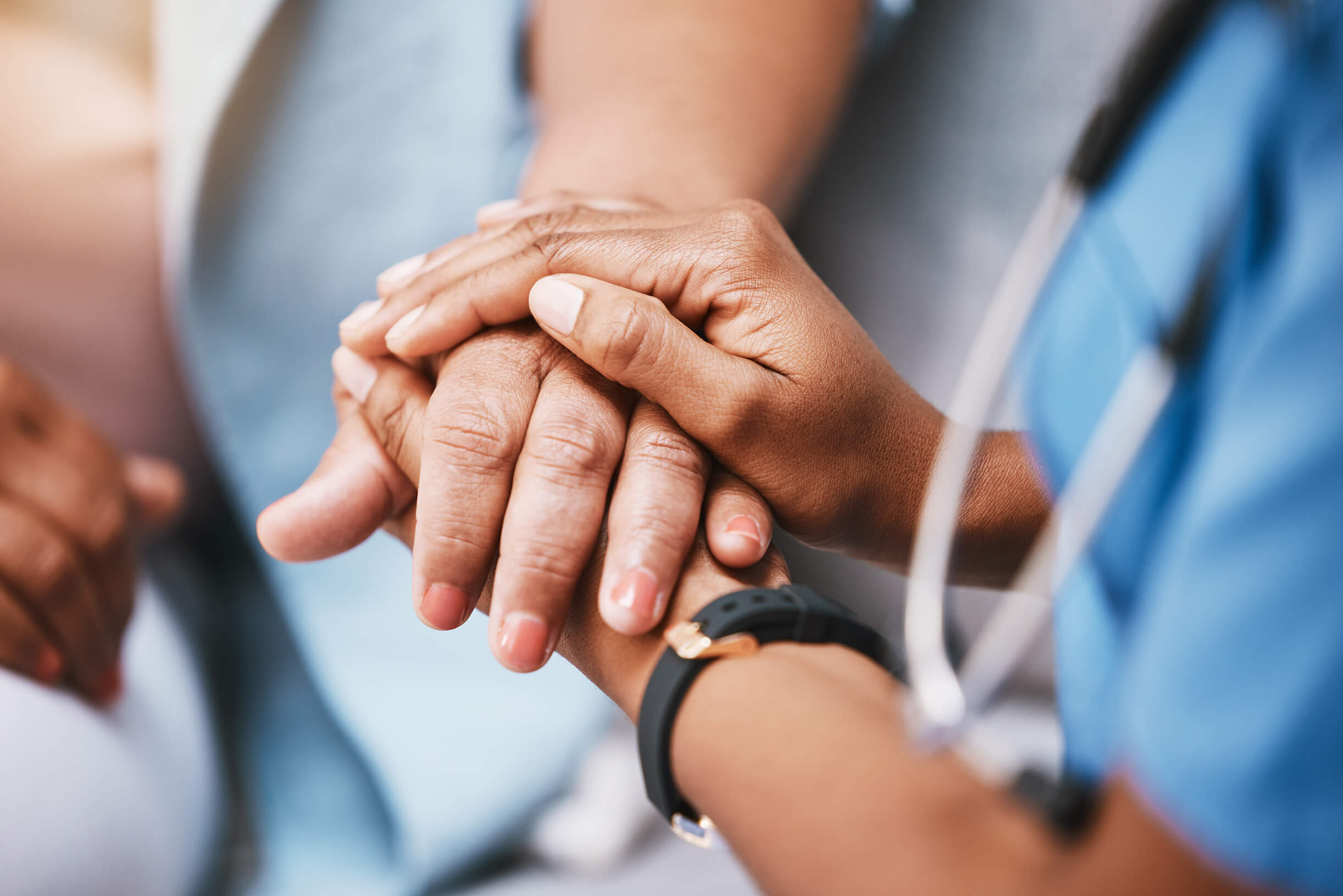 Hands clasping