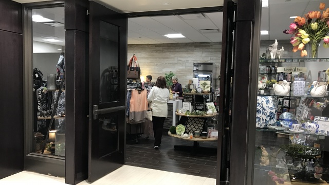 The hospital gift shop