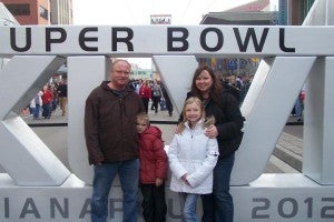 Bradley Kinkead’s wife and children supported him and lifted his spirits during his diagnosis and treatment of colorectal cancer.