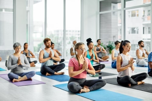Yoga class